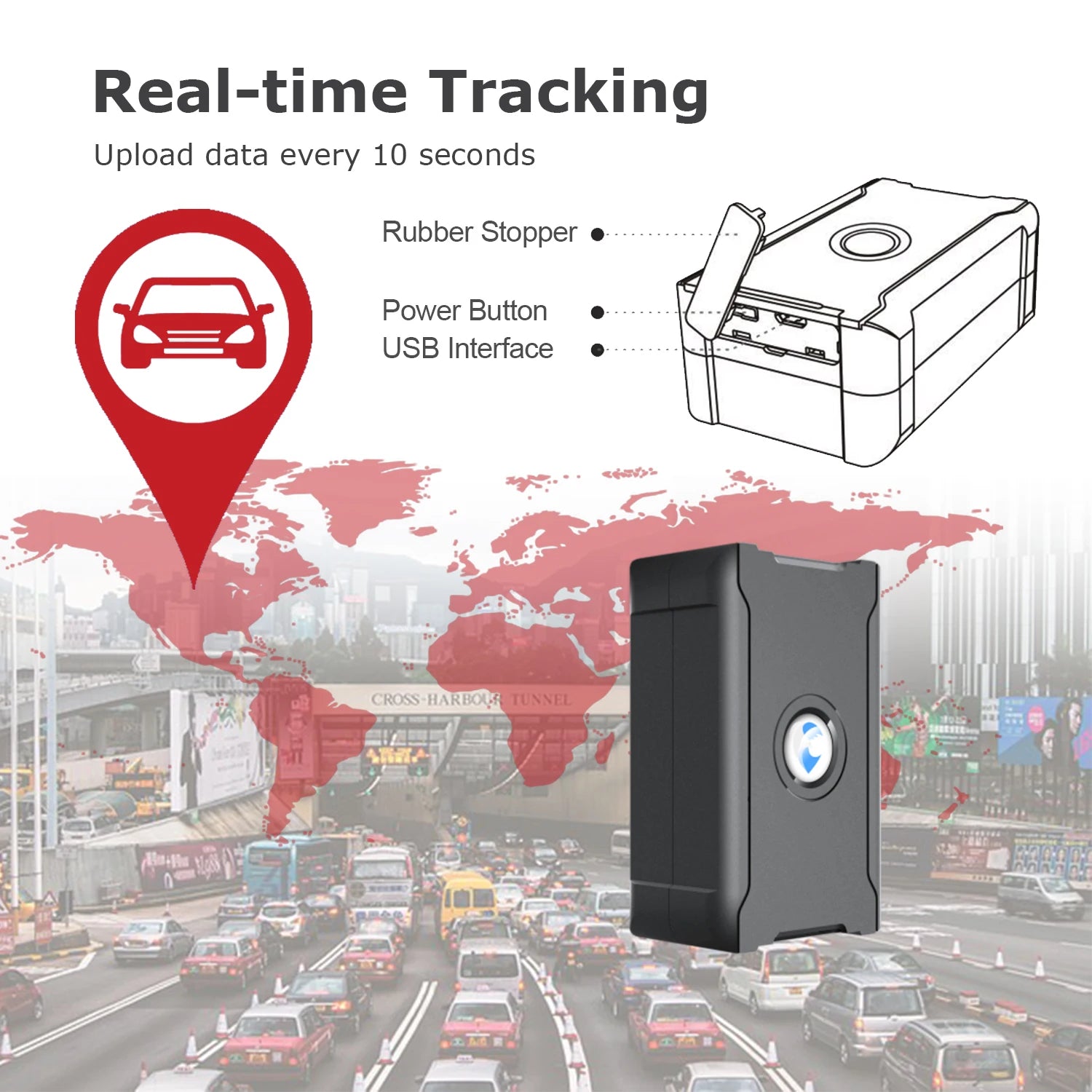 4G GPS Tracker – Unlimited Distance Real-Time Car Locator