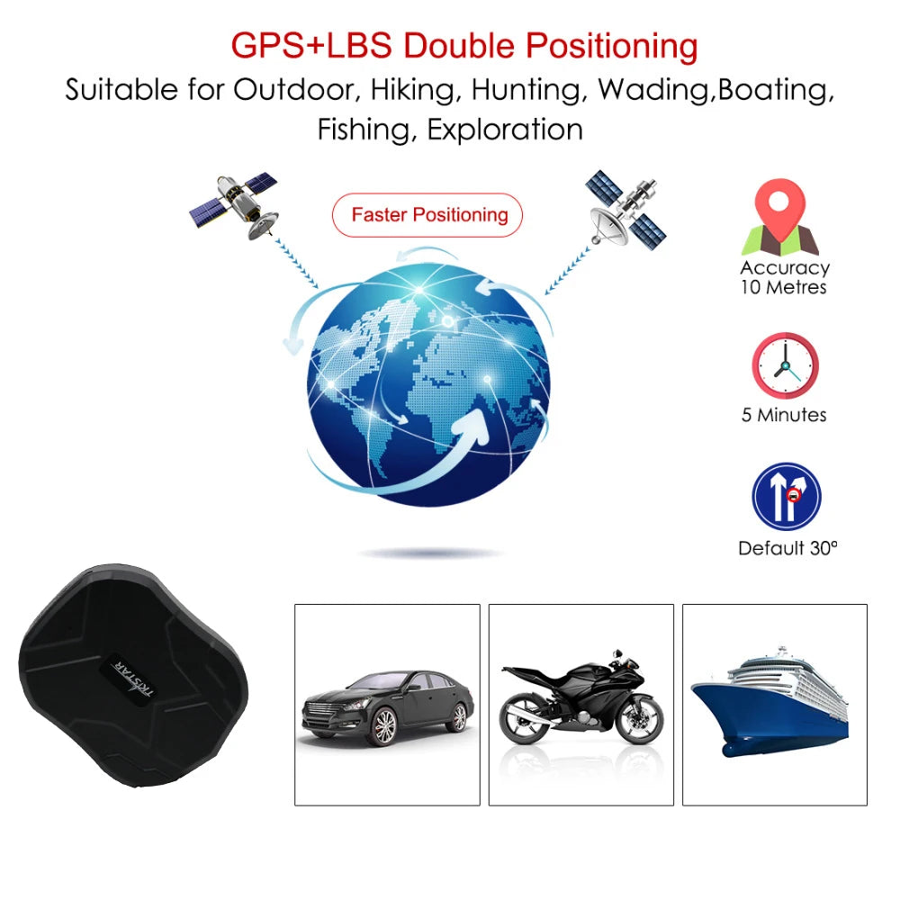 TKSTAR TK905 4G GPS Car Tracker – Heavy-Duty Magnetic & Waterproof