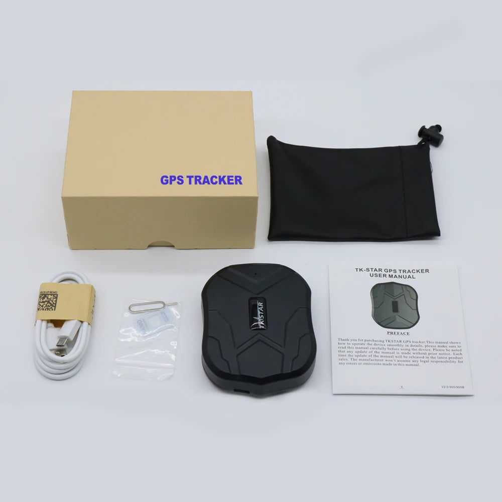 TKSTAR TK905 4G GPS Car Tracker – Heavy-Duty Magnetic & Waterproof