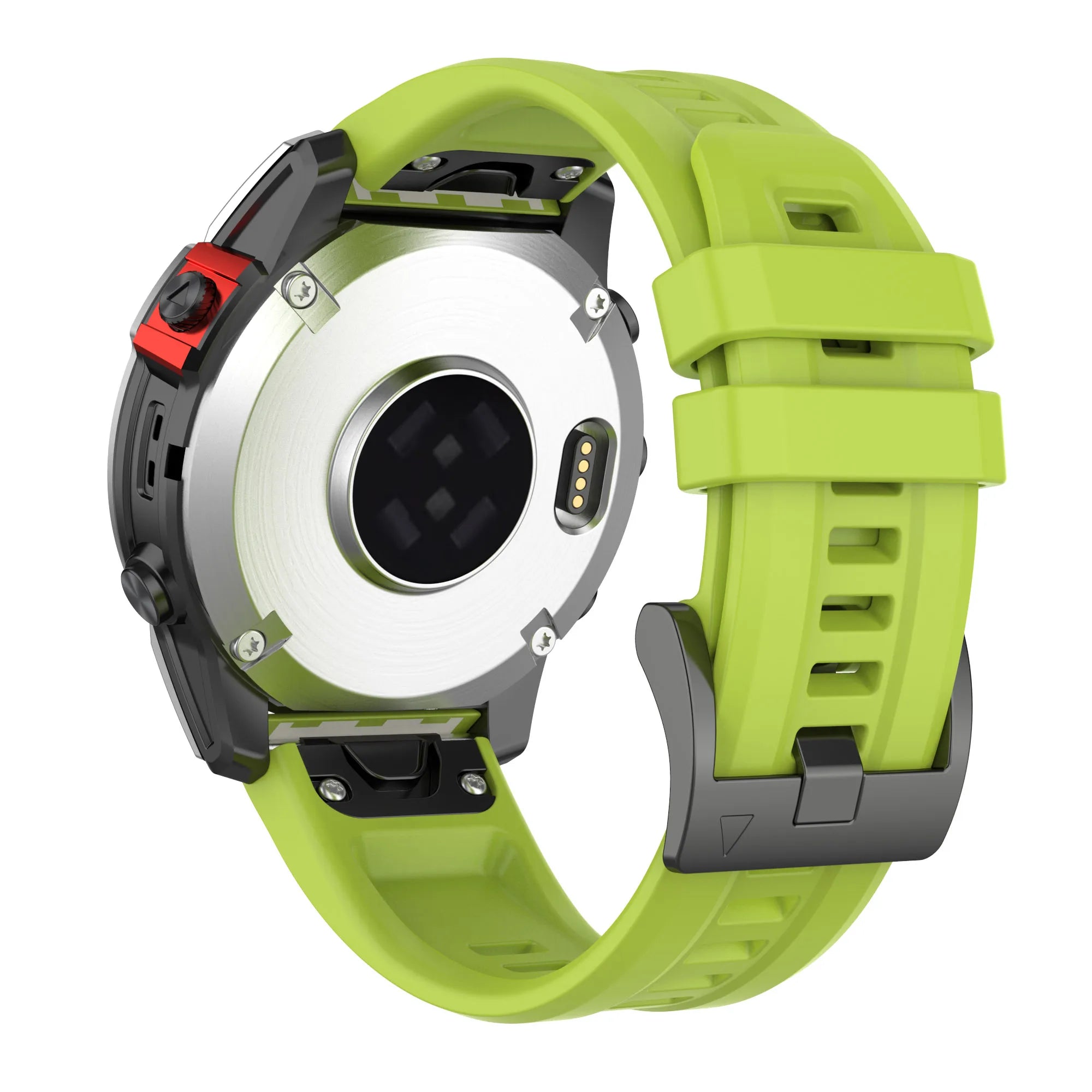 Premium QuickFit Silicone Sport Band for Garmin Fenix 7/6/5 Series | Durable Replacement Strap (20mm, 22mm, 26mm)