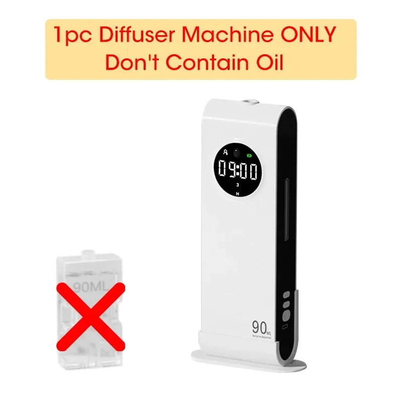 Essential Oil Diffuser | Rechargeable Automatic Sensor Aromatherapy Machine with Night Light