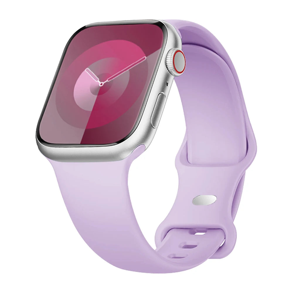 Apple Watch Silicone Sport Band | Soft & Durable Replacement Strap for Apple Watch (38mm - 49mm, Series 1-11, SE & Ultra 2)