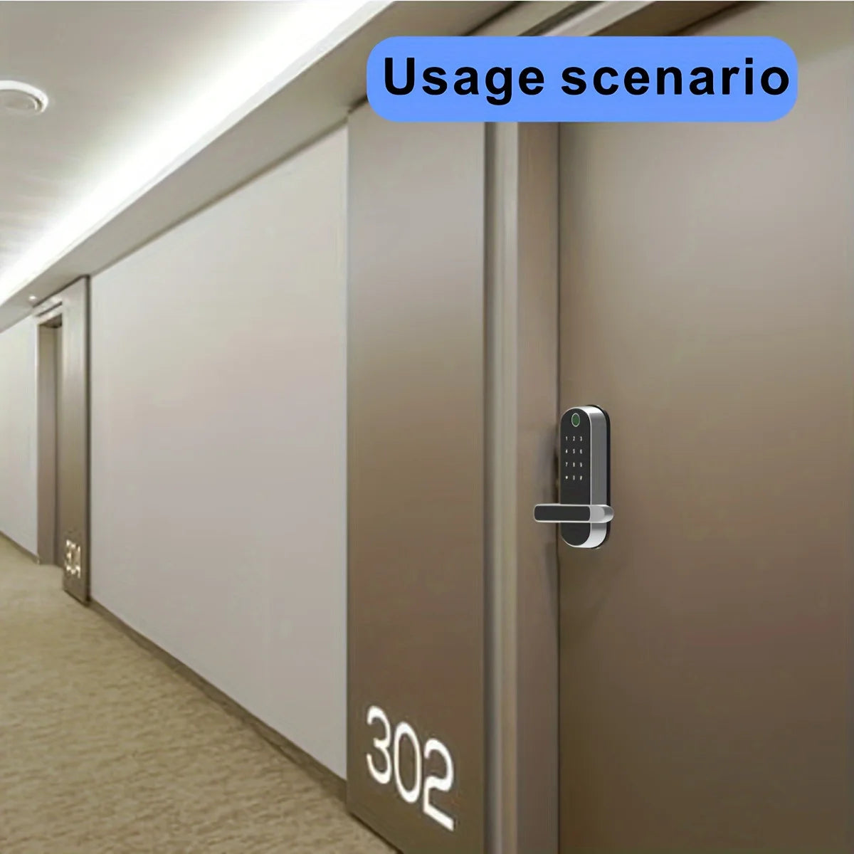 Smart Fingerprint Door Lock with App Remote Control