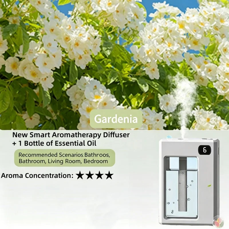 Automatic Air Freshener Aromatherapy Machine | 6 Adjustable Levels & Long Battery Life Essential Oil Diffuser