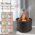 Kinscoter Bonfire Simulated Flame Aroma Diffuser | Ultrasonic Cool Mist Air Humidifier & Essential Oil Fragrance Lamp