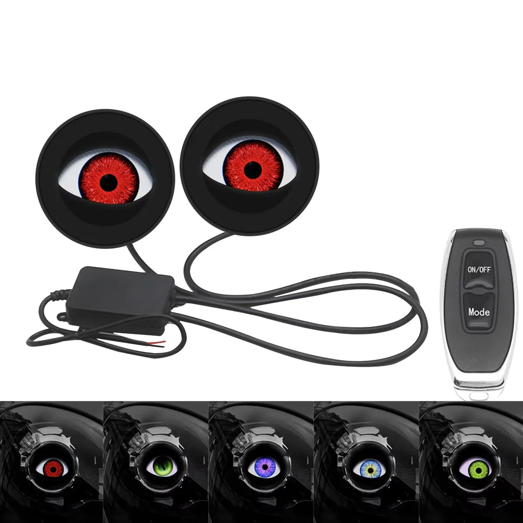 3-inch Devil Eye LED Headlight Kit – Dynamic Demon Eye Retrofit