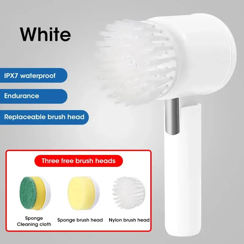 Multi functional Electric Cleaning Brush  Wireless Handheld Power Scrubber