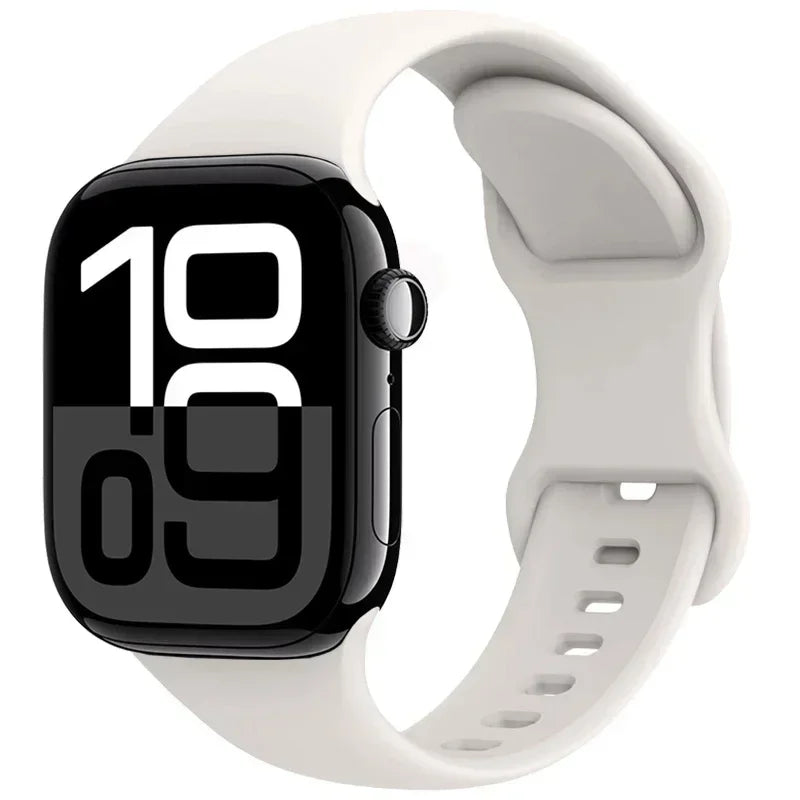 Apple Watch Silicone Strap | Unique Transparent & Speckled Designs | Compatible with All Series (40mm - 49mm, Series 1-11 & Ultra)