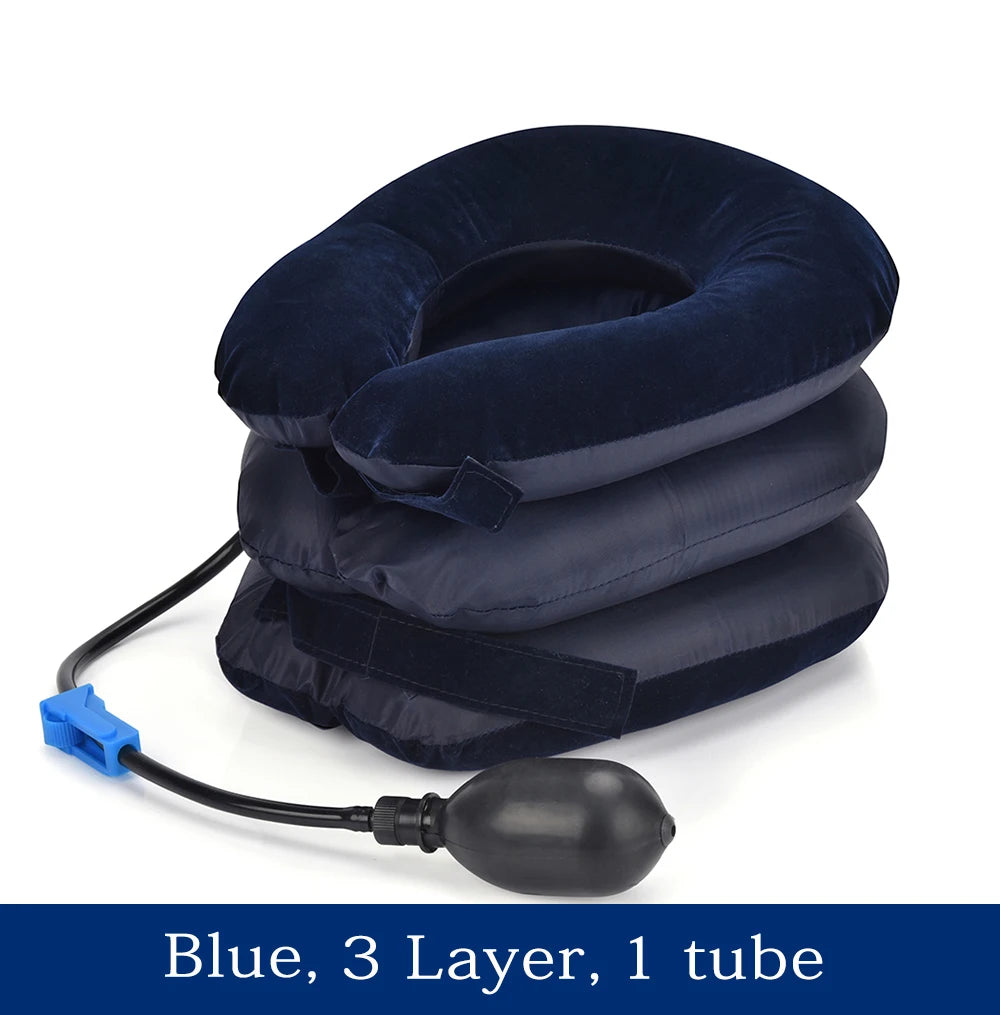 Inflatable Neck Traction Device – Adjustable Cervical Support Pillow for Neck Relaxation