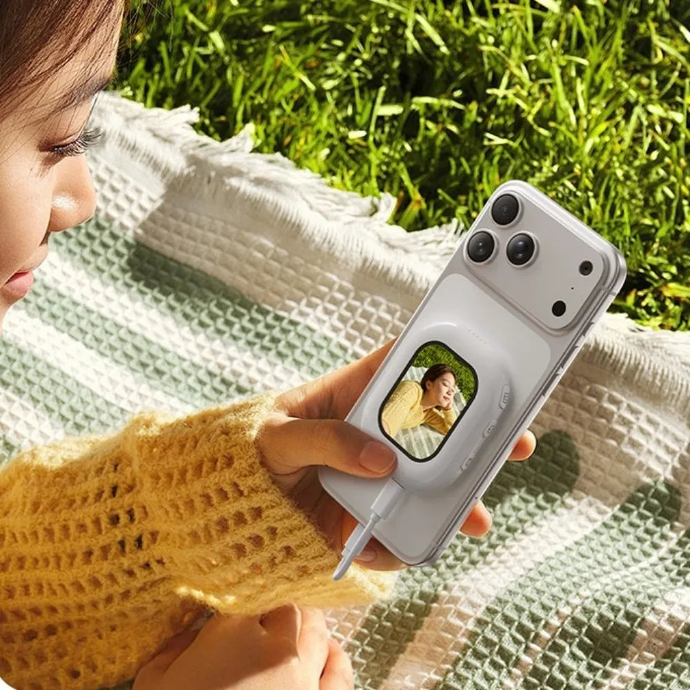 Mini Wireless Magnetic Phone Screen Projector for Selfie and Vlog