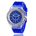 LED Luminous Silicone Watch | Stylish Unisex & Kids Wristwatch with Arabic Numerals and Flash Light Effect