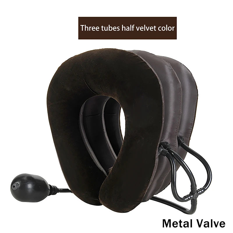 Inflatable Neck Pillow for Daily Relaxation & Posture Support – Adjustable Design