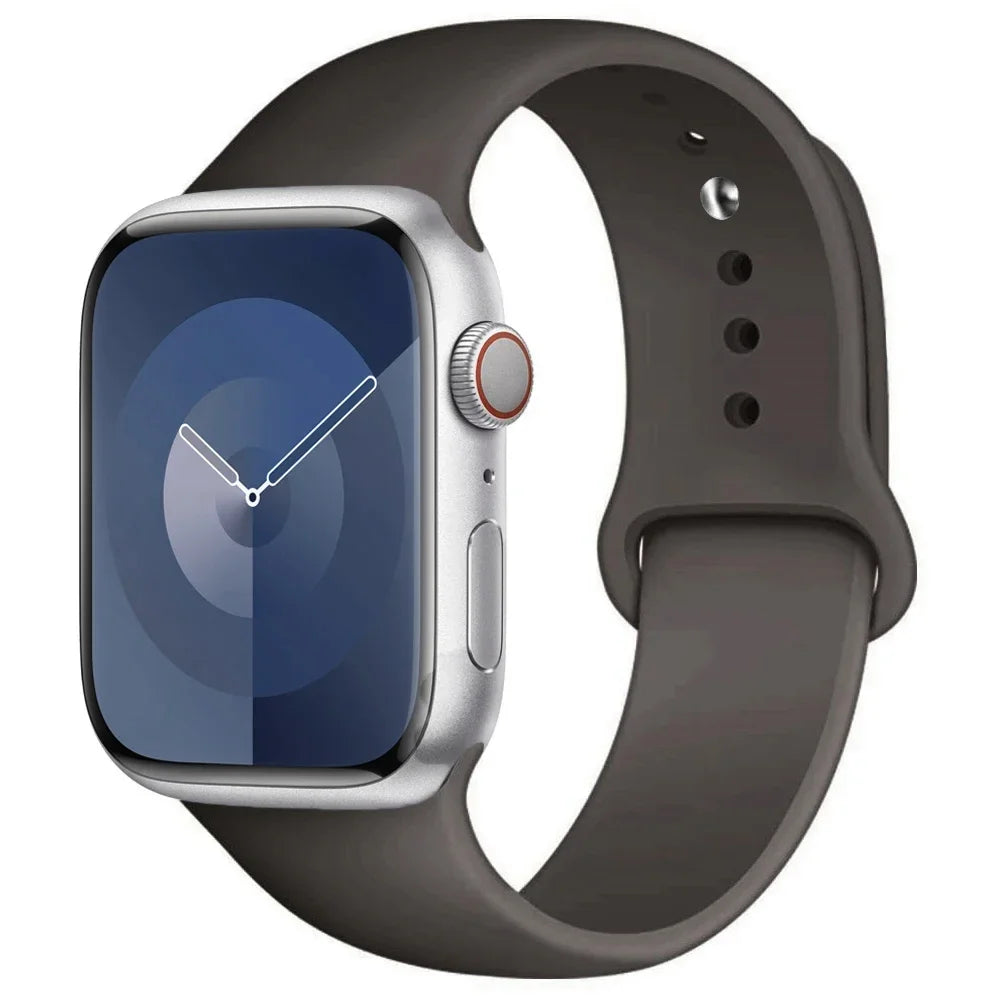 Apple Watch Silicone Sport Band | Soft Replacement Strap for Apple Watch (38mm - 49mm, All Series & Ultra)