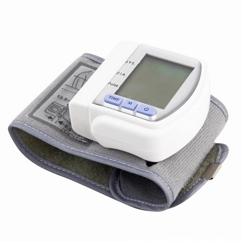 Digital Wrist Blood Pressure Monitor – Automatic Heart Rate & Pulse Meter