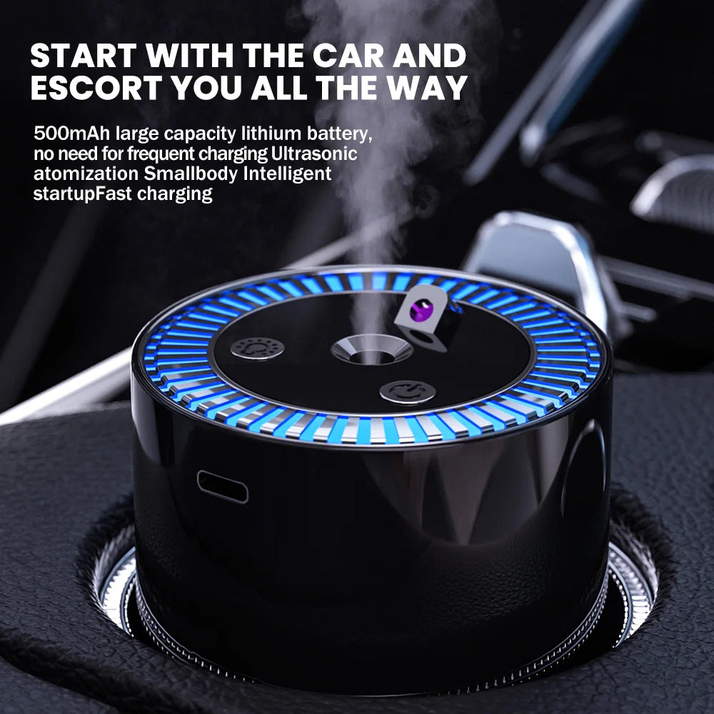 Rechargeable 7 color light Star Light 5 speed portable car Aromatherapy machine Essential oil diffuser Home Air Purifier Pro
