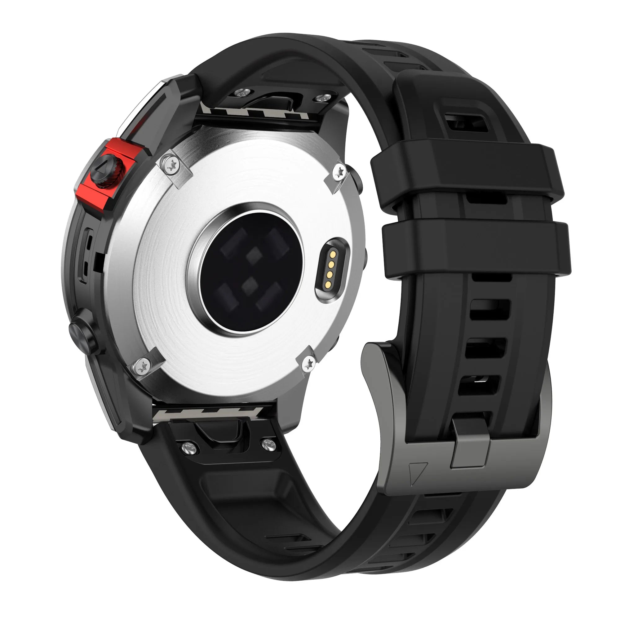 Premium QuickFit Silicone Sport Band for Garmin Fenix 7/6/5 Series | Durable Replacement Strap (20mm, 22mm, 26mm)