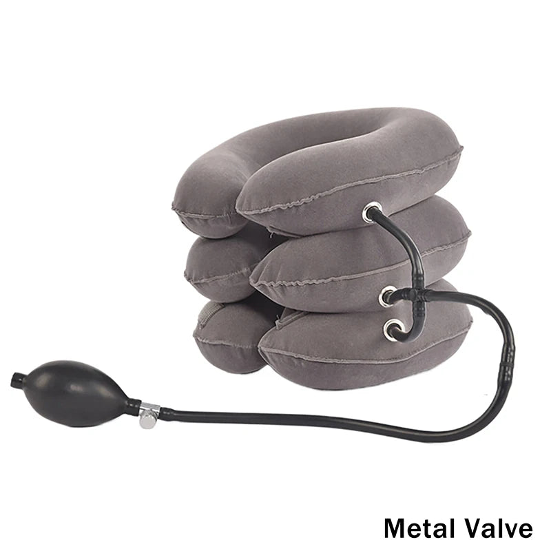 Inflatable Neck Pillow for Daily Relaxation & Posture Support – Adjustable Design