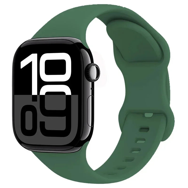 Apple Watch Sport Silicone Band | Premium Soft Replacement Strap for Apple Watch Series (38mm - 49mm, Series 1-11 & Ultra)