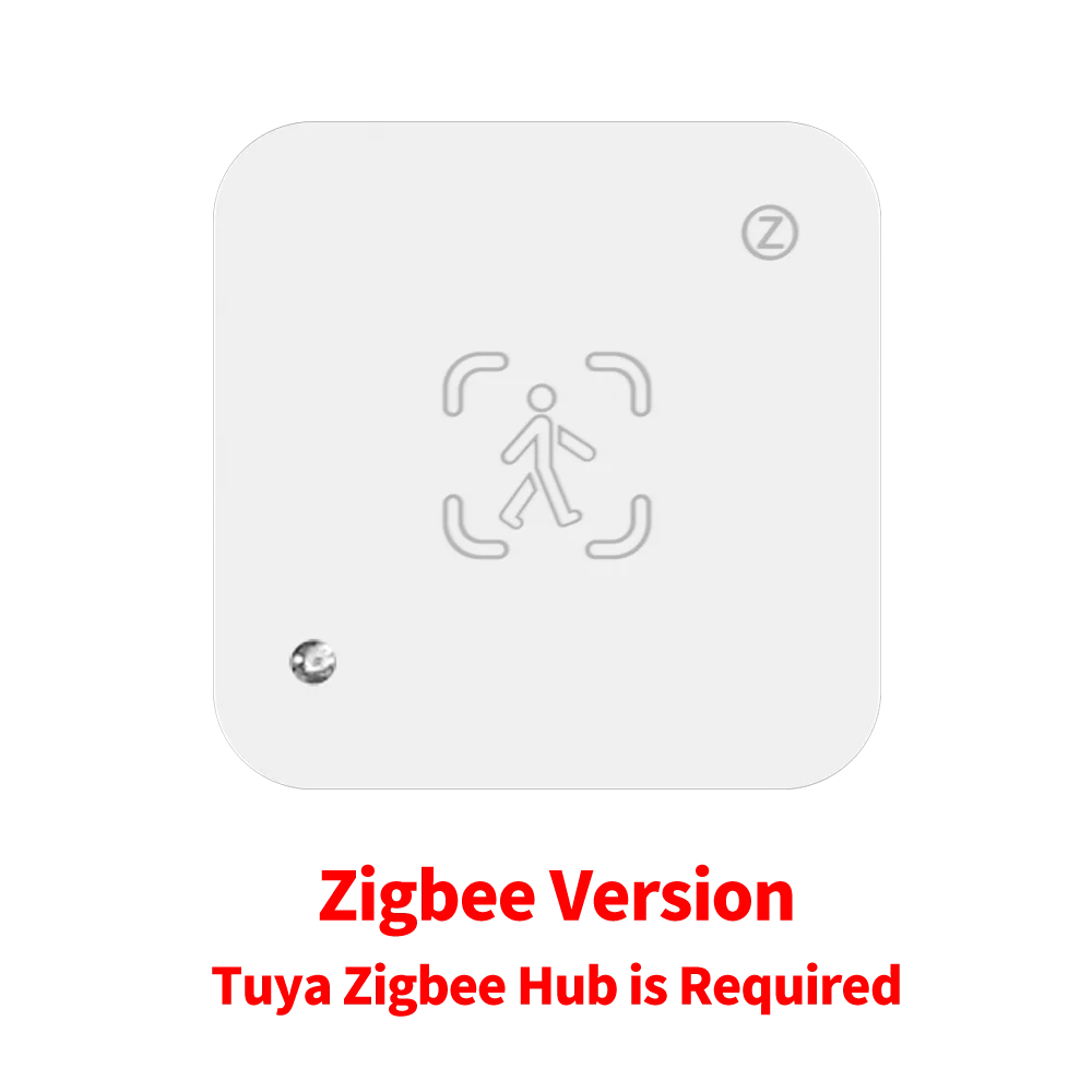 RIGHTSITU Tuya Zigbee/WiFi Human Presence Sensor | mmWave Radar Detector with Built-In Luminance Sensor