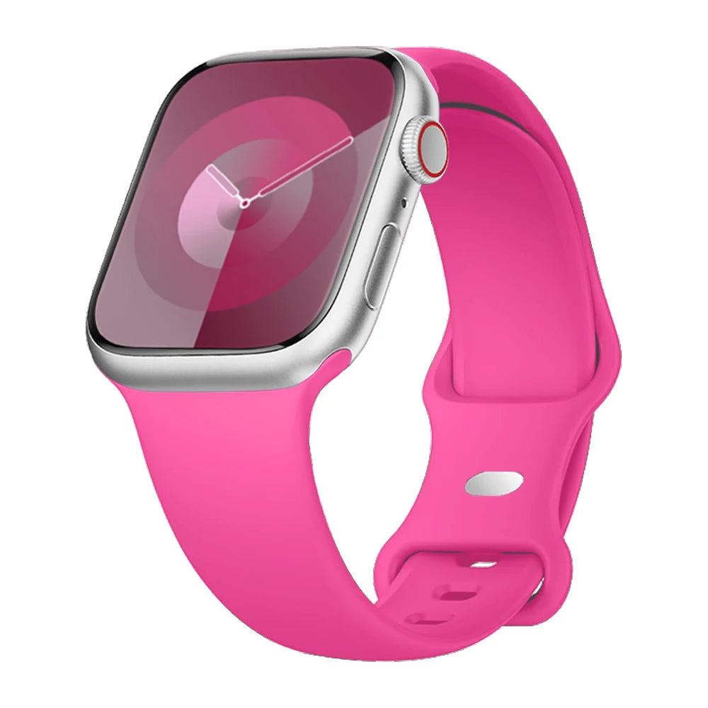 Apple Watch Silicone Sport Band | Soft & Durable Replacement Strap for Apple Watch (38mm - 49mm, Series 1-11, SE & Ultra 2)