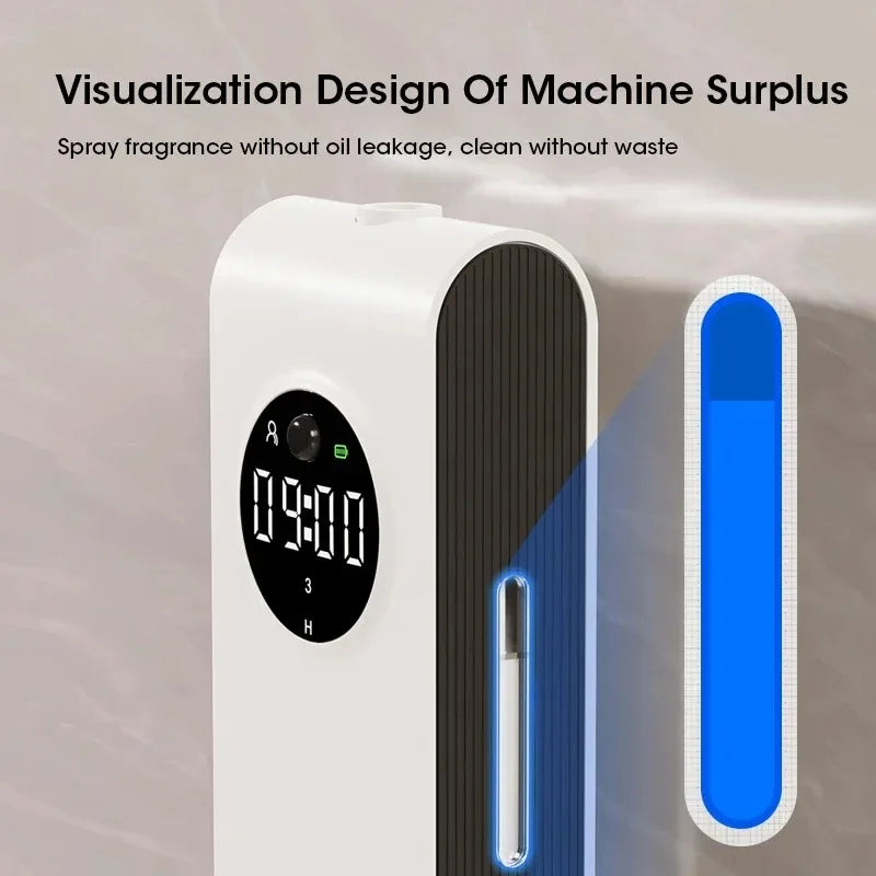 Essential Oil Diffuser | Rechargeable Automatic Sensor Aromatherapy Machine with Night Light