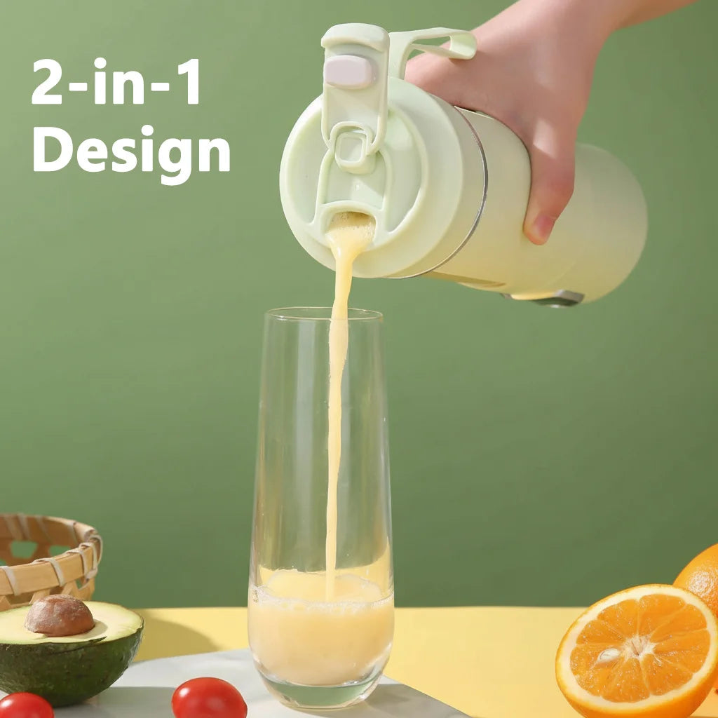 New 530ml Portable Juicer Wireless USB Charging Crushed Ice Electric Blender