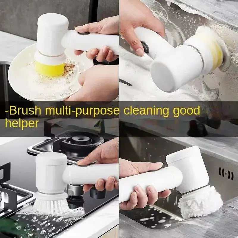Multi functional Electric Cleaning Brush  Wireless Handheld Power Scrubber