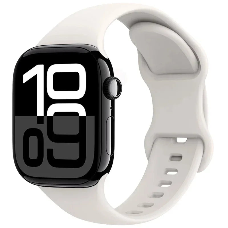 Apple Watch Sport Silicone Band | Premium Soft Replacement Strap for Apple Watch Series (38mm - 49mm, Series 1-11 & Ultra)