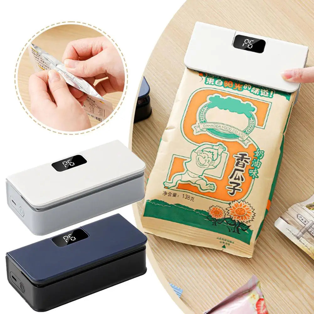 2-in-1 Rechargeable Mini Bag Sealer with Cutter