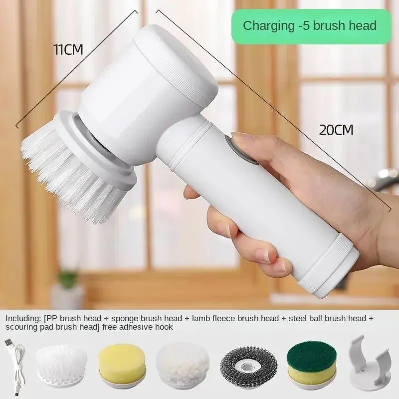 Multi functional Electric Cleaning Brush  Wireless Handheld Power Scrubber