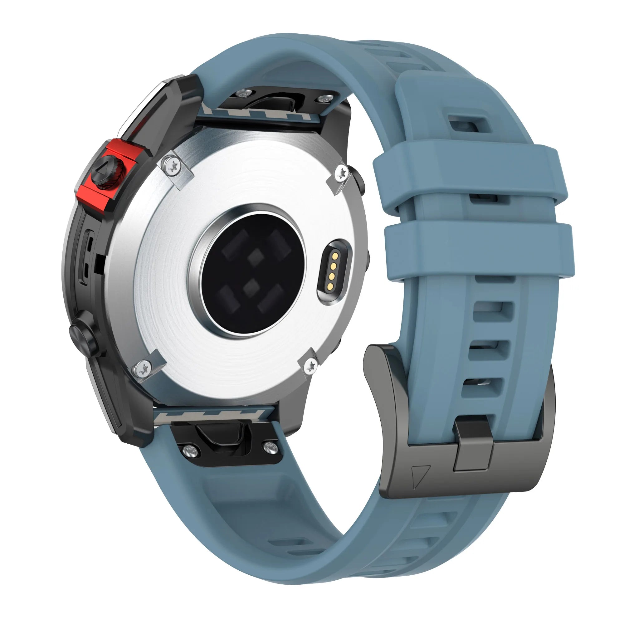 Premium QuickFit Silicone Sport Band for Garmin Fenix 7/6/5 Series | Durable Replacement Strap (20mm, 22mm, 26mm)