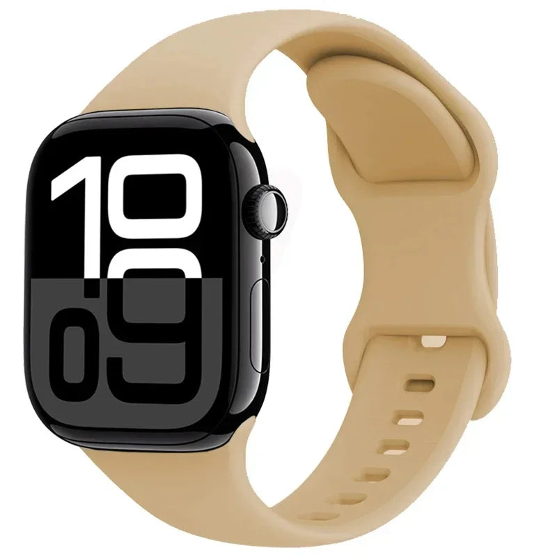 Apple Watch Sport Silicone Band | Premium Soft Replacement Strap for Apple Watch Series (38mm - 49mm, Series 1-11 & Ultra)