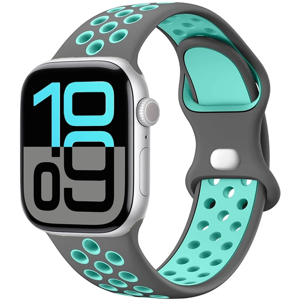 Apple Watch Silicone Strap | Unique Transparent & Speckled Designs | Compatible with All Series (40mm - 49mm, Series 1-11 & Ultra)