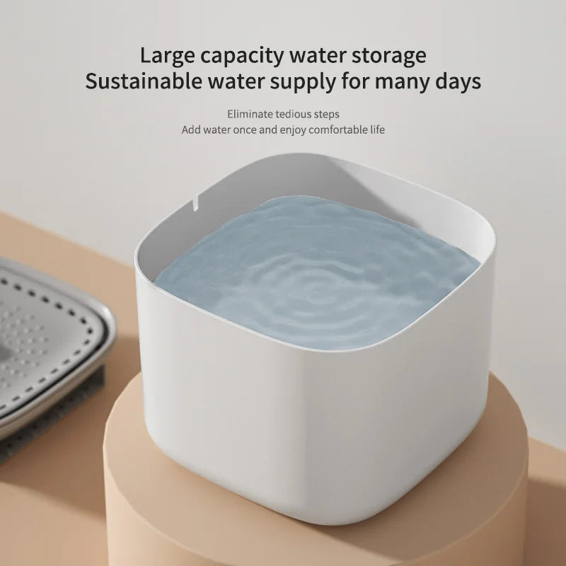 3L Cat Water Fountain – Auto-Recirculating Mute Water Dispenser