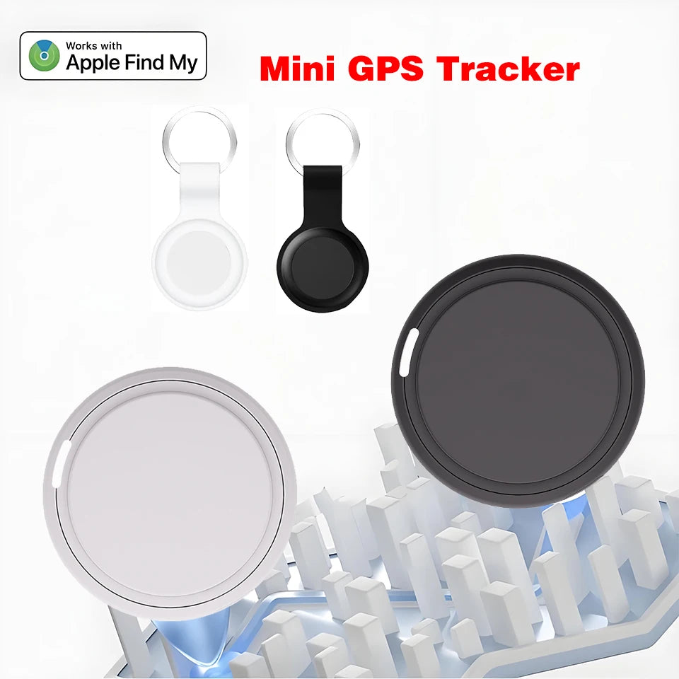 Portable Mini GPS Tracker & Key Finder | Apple Find My Compatible Personal Item Locator & Loss Prevention Alarm