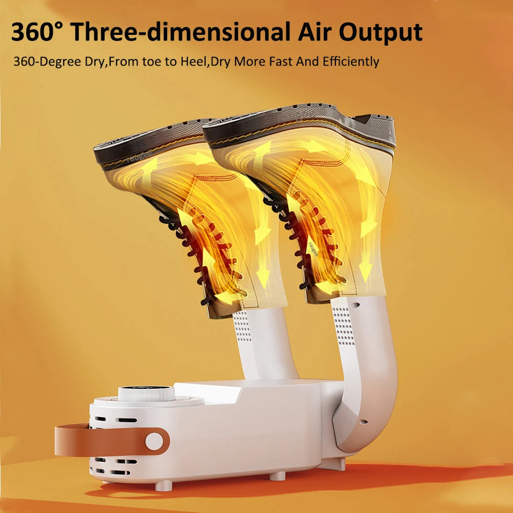 Portable Foldable Electric Shoe & Boot Dryer – 220V for Sneakers & Slippers