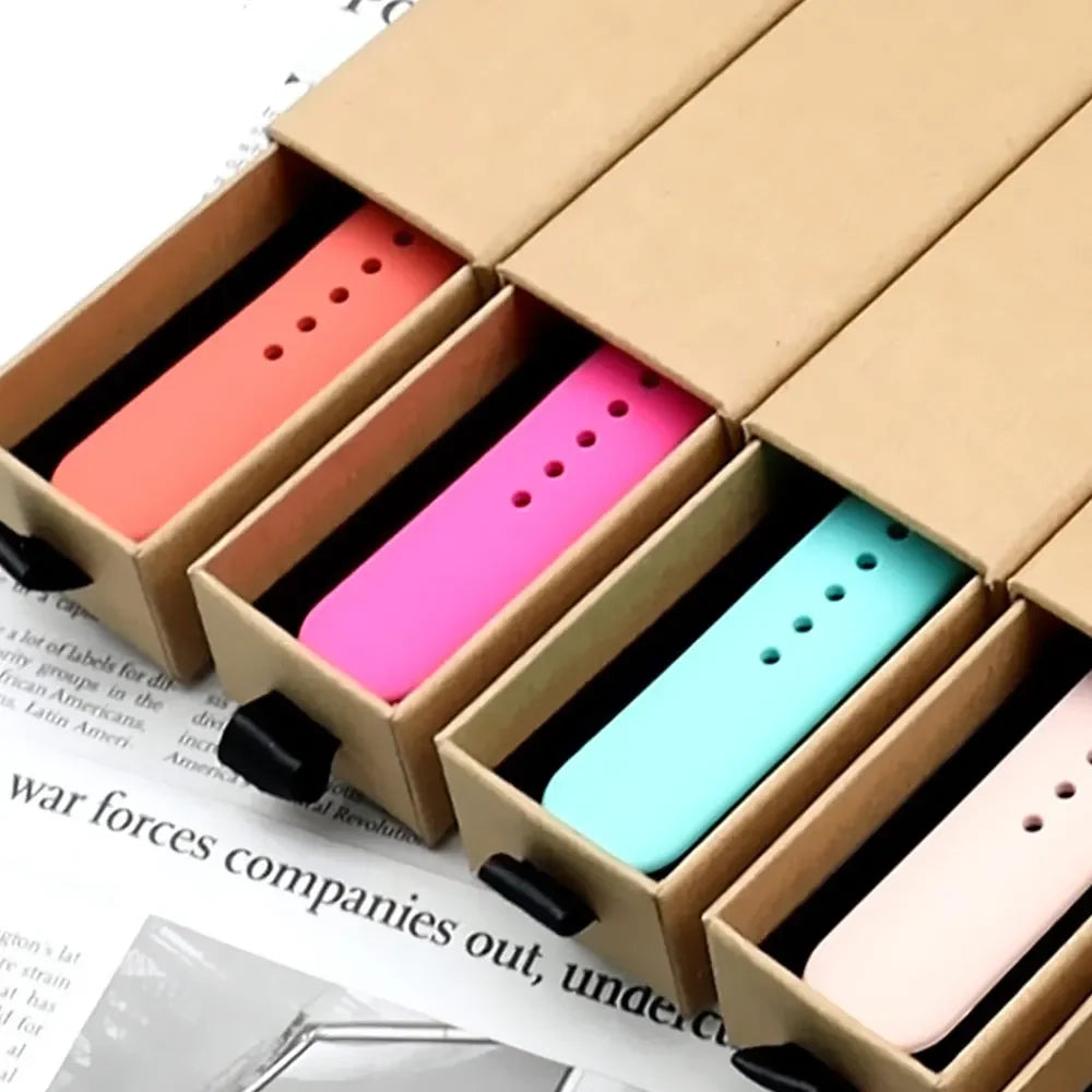 Apple Watch Silicone Sport Band | Soft Replacement Strap for Apple Watch (38mm - 49mm, All Series & Ultra)