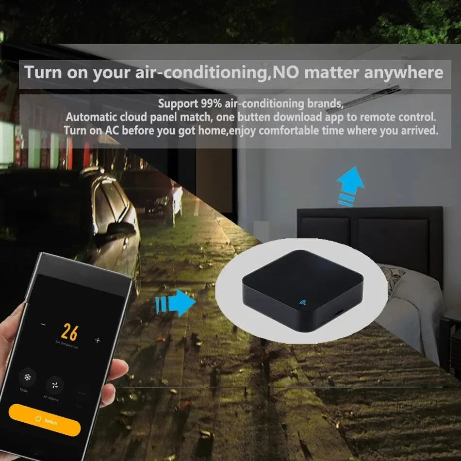Smart Zigbee IR Remote Control Universal Infrared Tuya Controller | Compatible with Alexa & Google Home