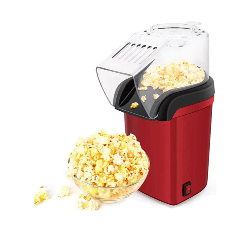 Home Electric Corn Popcorn Maker | Automatic Mini Hot Air Popcorn Machine for Kitchen