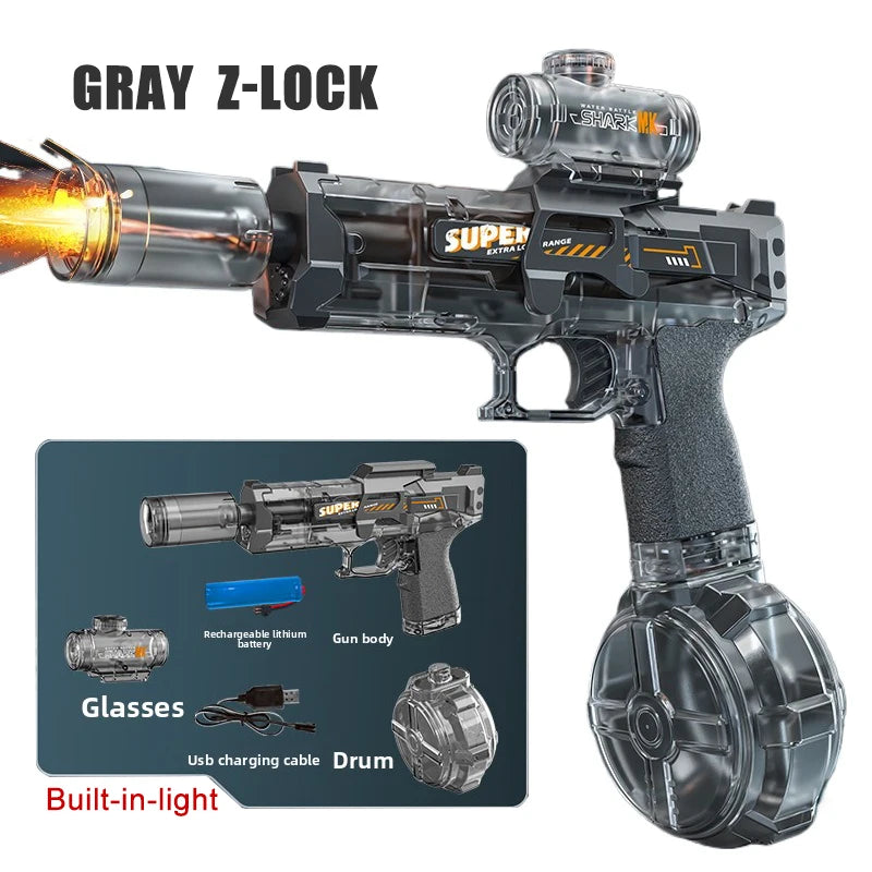 Electric Water Guns for Adults & Kids | Powerful Squirt Summer Outdoor Beach Blaster Toy