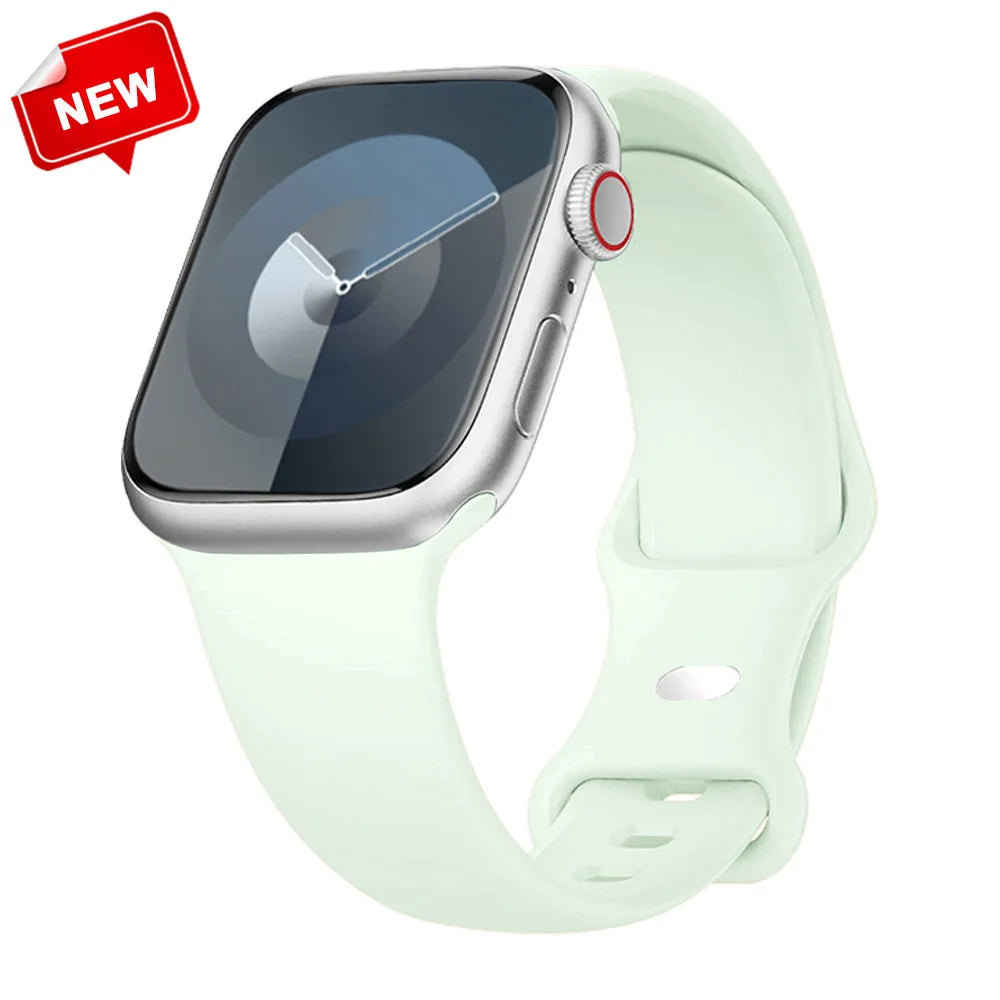 Apple Watch Silicone Sport Band | Soft & Durable Replacement Strap for Apple Watch (38mm - 49mm, Series 1-11, SE & Ultra 2)
