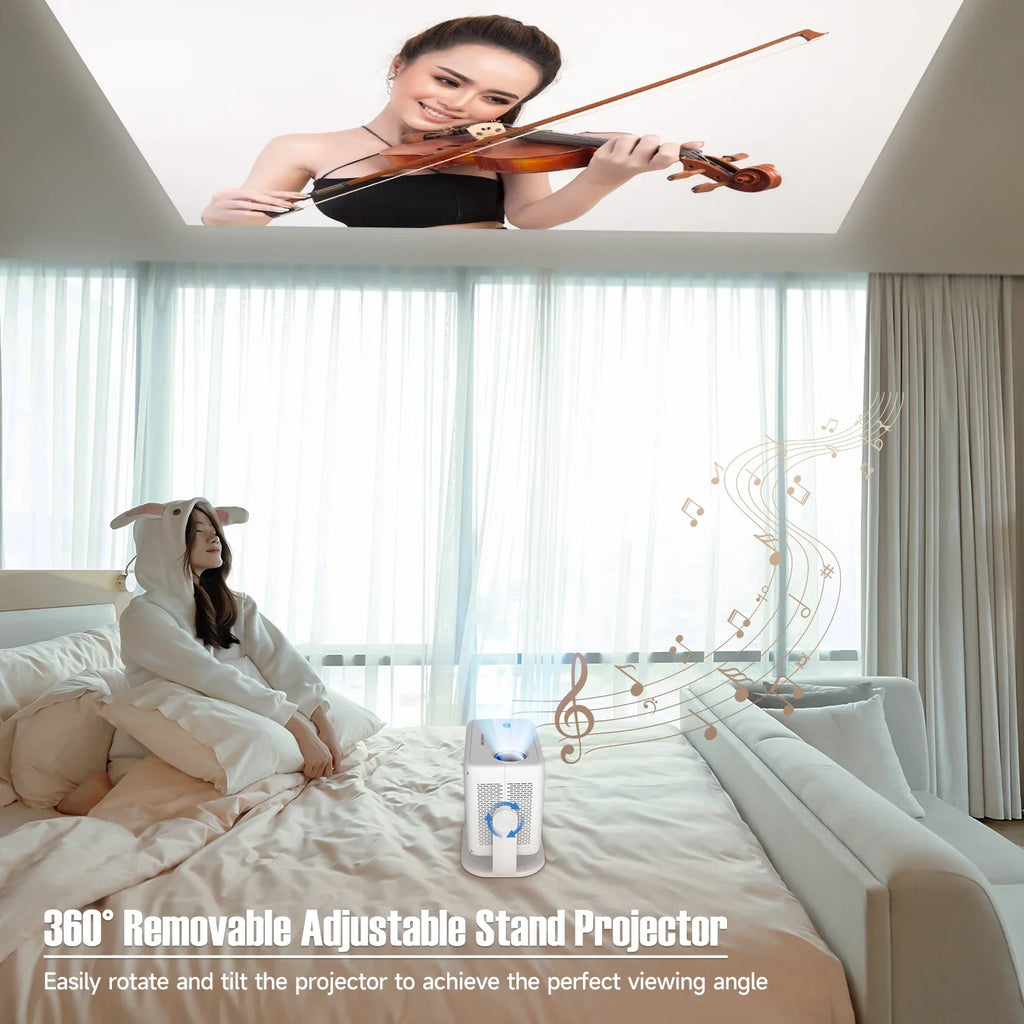 Magcubic 1080P Native Projector | 650 ANSI Lumens, 8K Support, Android 14, Auto Focus & Keystone