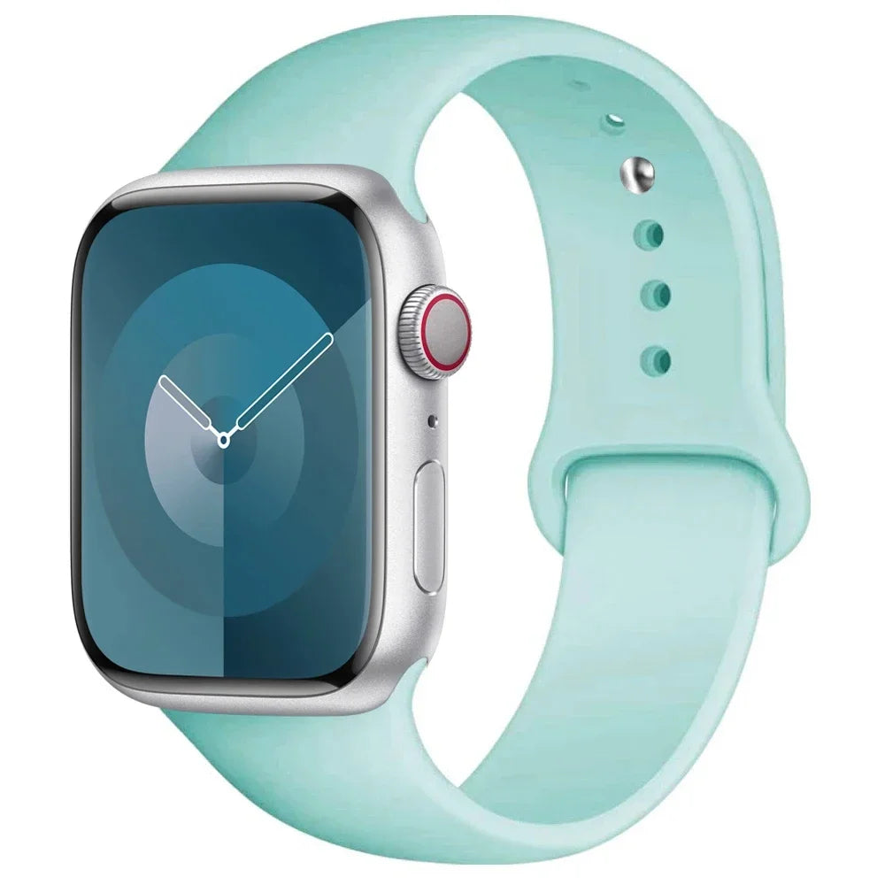 Apple Watch Silicone Sport Band | Soft Replacement Strap for Apple Watch (38mm - 49mm, All Series & Ultra)