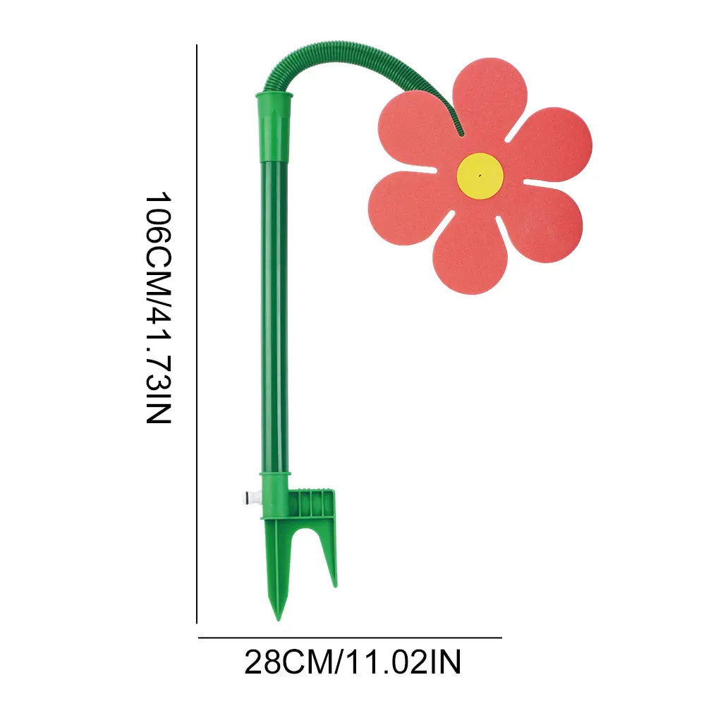 Crazy Daisy Sprinkler 360 Rotating Dancing Flower Water Sprinkler Adjustable Lawn Sprinkler for Yard Watering