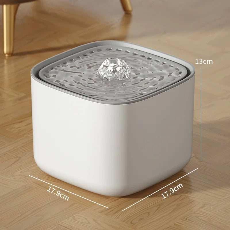 3L Cat Water Fountain – Auto-Recirculating Mute Water Dispenser