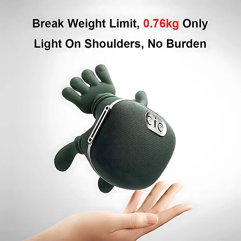 2025 Bionic N7 Neck & Shoulder Massager – 3 Modes, Full Body Kneading Pillow
