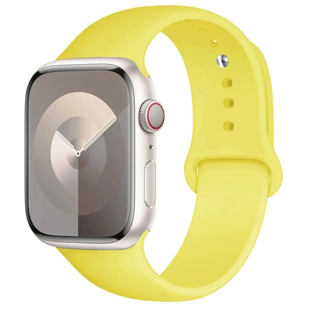 Apple Watch Silicone Sport Band | Soft Replacement Strap for Apple Watch (38mm - 49mm, All Series & Ultra)