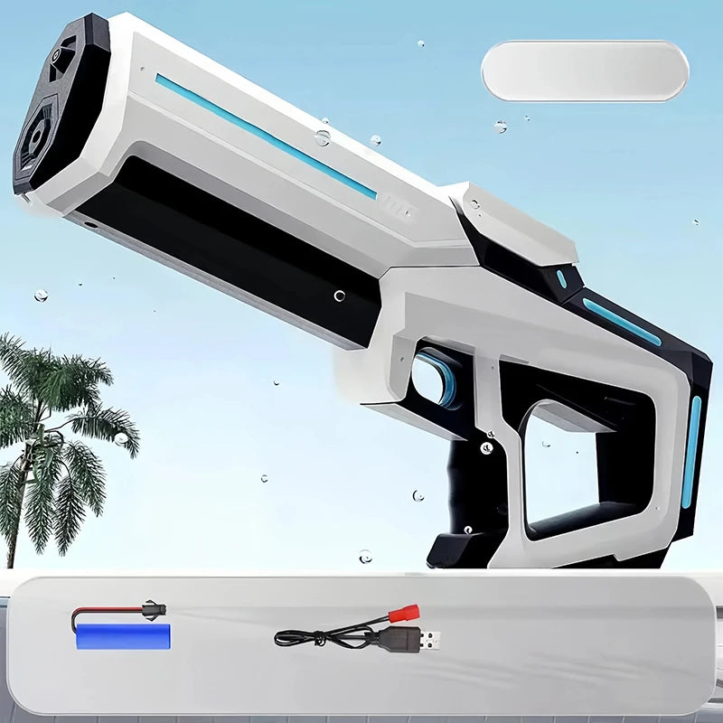 Electric Water Guns for Adults & Kids | Powerful Squirt Summer Outdoor Beach Blaster Toy