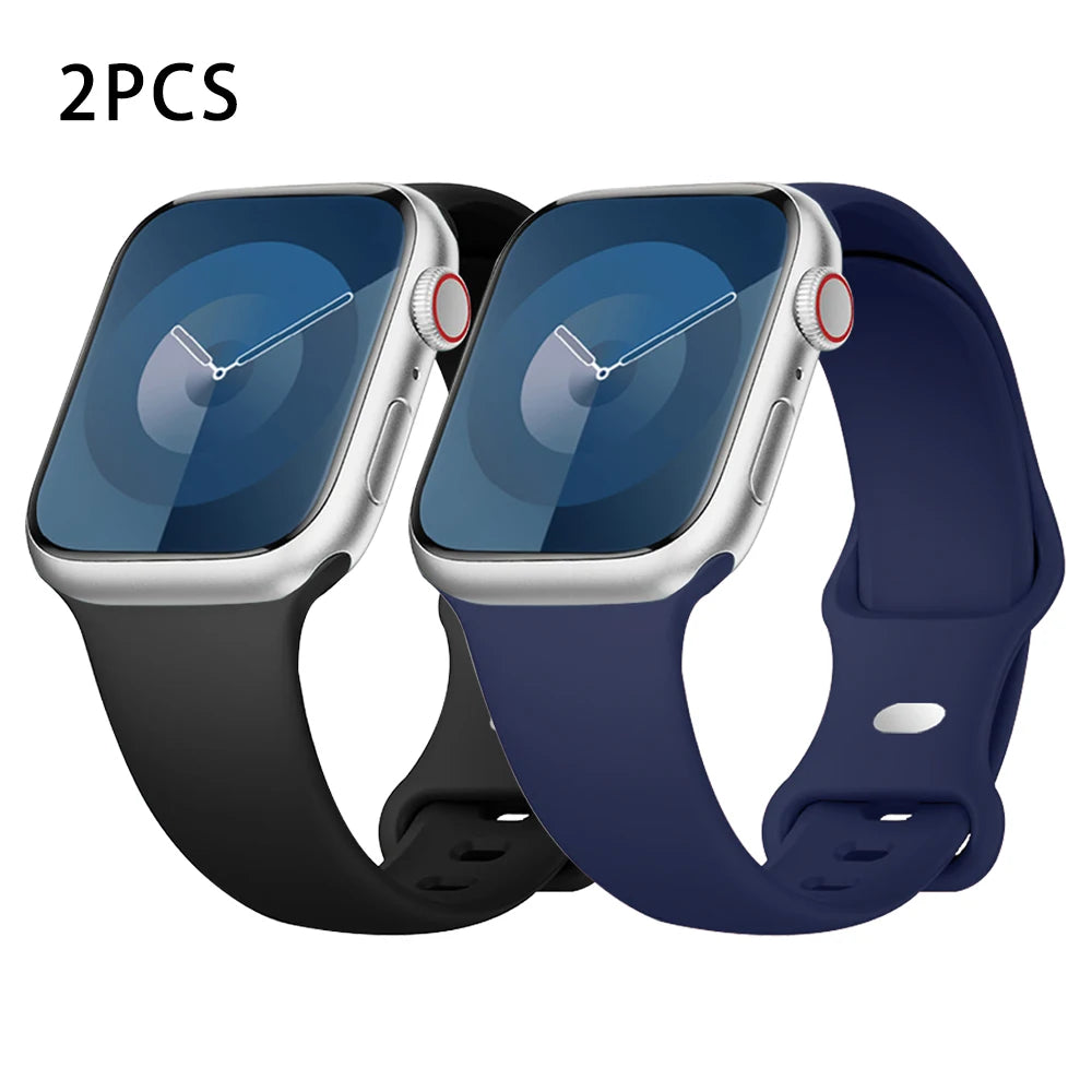 Apple Watch Silicone Sport Band | Soft & Durable Replacement Strap for Apple Watch (38mm - 49mm, Series 1-11, SE & Ultra 2)