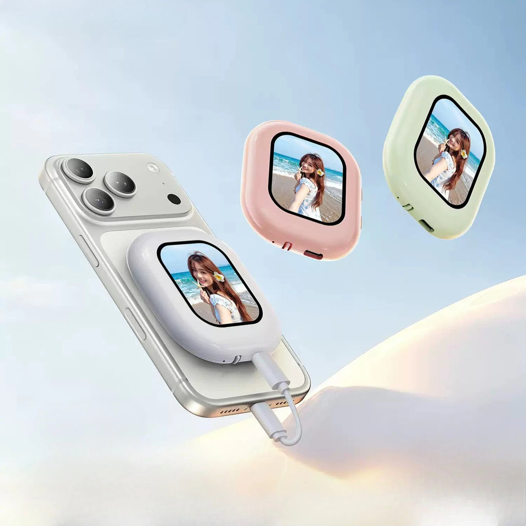 Mini Wireless Magnetic Phone Screen Projector for Selfie and Vlog